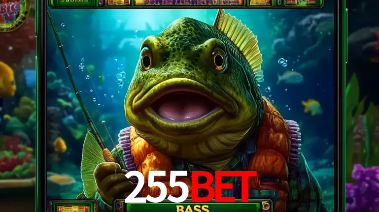 Personagem de peixe pescador do popular jogo de slot com tema de pescaria, uma das emocionantes opções de caça-níqueis para jogar e ganhar no cassino 255BET.